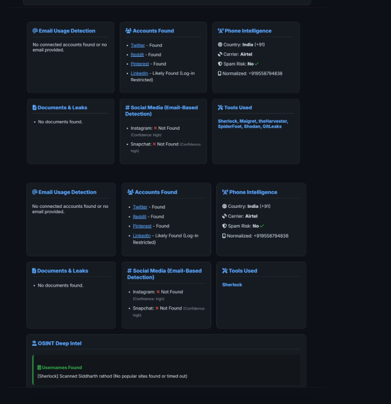 Trace Guard Screen 3